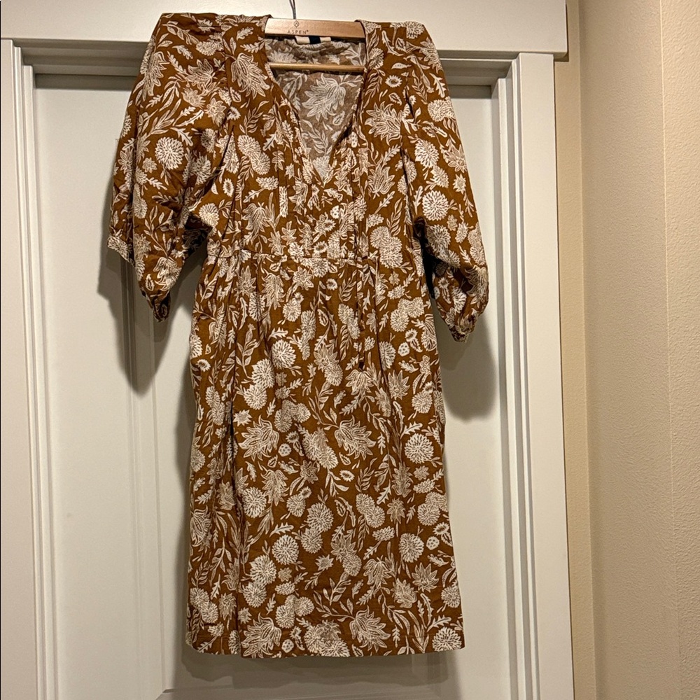 Universal Thread Brown Floral Mini Dress